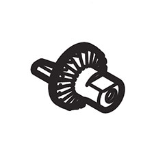 Makita 450244-6 Crank Gear, HR3210C