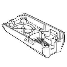 Makita 451167-1 Rear Cover, HM1317CB