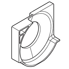 Makita 453143-1 Baffle Plate, DX01