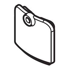 Makita 455498-0 Brush Holder Cover, HM1812