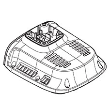 Makita 455502-5 Handle Base A, HM1812