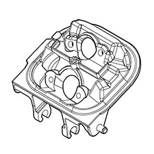 Makita 456376-7 Intake Manifold, EA5600F