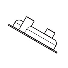 Makita 456908-0 Baffle Plate, XSL05