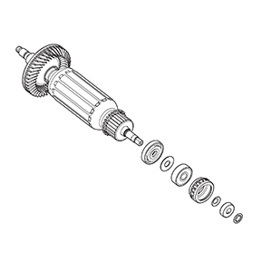 Makita 510514-6 Armature Ass'y, GA5080