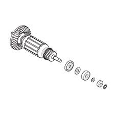 Makita 513482-2 Armature Ass'y, PO5000C
