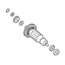 Makita 513987-2 Armature Ass'y, HR1840