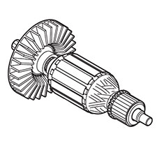 Makita 515356-3 Armature Ass'y, HR2611F