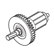 Makita 519359-9 Rotor Ass'y, XSH03