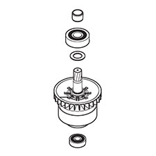 Makita 519492-7 Rotor Ass'y, XRH07