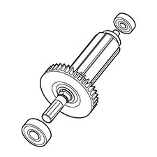 Makita 519534-7 Rotor Ass'y, XSH06