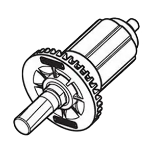 Makita 519560-6 Rotor Ass'y, GRU05