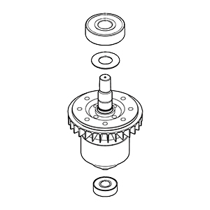 Makita 519651-3 Rotor Ass'y, GMH02