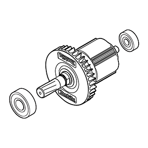 Makita 519667-8 Rotor Ass'y, GSR02
