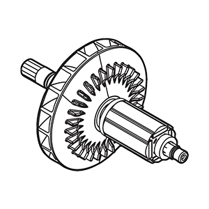 Makita 519715-3 Rotor Ass'y Inc. 65-67,69