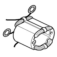 Makita 523386-0 Field Ass'y 115V, 1002BA