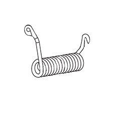 Makita 671 011 101 Spring of Rear Cover Board
