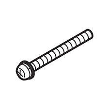 Makita 911566-4 P.h. Screw M4X40 W/wrm, XSR01