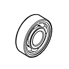 Makita 960-102-121 Ball Bearing 6201, EA5600F