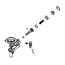 Makita HY00000817 Driver Guide Ass'y, AN454