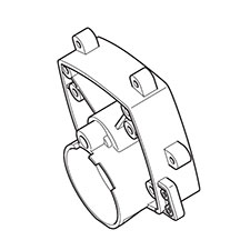 Makita JM23510011 Gear Box Housing LS0815F (bearings & Gears Not Included)