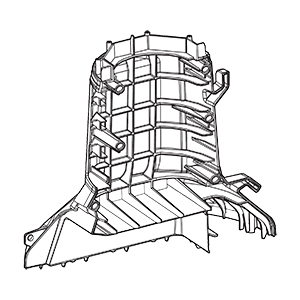 Makita QY00000073 Housing Set, DML810