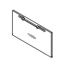 Makita SE00000031 Back-up Battery Cover (WHITE),BMR100W