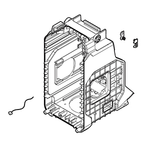 Makita SE00001001 Rear Cabinet Ass'y, GRM03