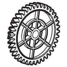 Makita SH00000145 Wheel Gear 3, DRC200