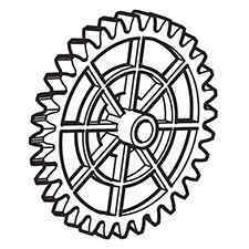 Makita SH00000146 Wheel Gear 4, DRC200