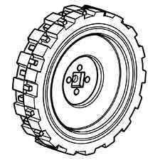 Makita SH00000150 Wheel L Ass'y, DRC200