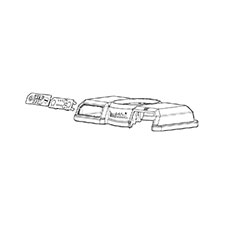Makita TE00000385 Upper Base, DCF203