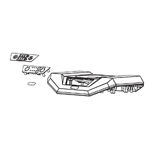 Makita TE00000634 Upper Cover