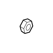 Makita TR00000071 Hex. Nut M16-24, XUC01