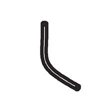 Makita W107400855 Hose D3X1.5 Turbine Side Xc, VC4710