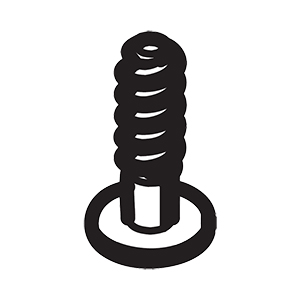 Makita W107418183 Screw M6X22 (10PCS), VC4210