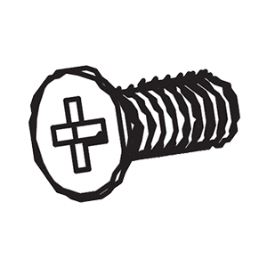 Makita WL00000036 Countersunk Tapping Screw 4X12