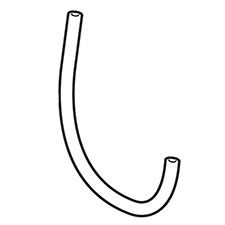 Makita WS0240044E Unloading Tube, AC001