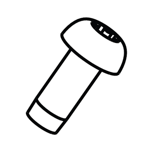 Milwaukee 05-81-0411 Pan Hd T-25 Mach Screw