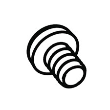 Milwaukee 05-88-1202 M4 X 6mm Screw