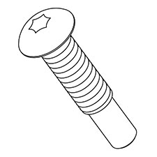 Milwaukee 05-89-0525 M10 X 1.5 44mm T-45 Pivot Screw