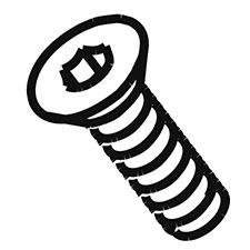 Milwaukee 06-81-0007 6-32 X 3/16" Flat Head Phillips Screw