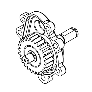 Milwaukee 14-73-7001 Spindle/gear Assembly