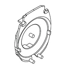 Milwaukee 14-34-5376 Baffle ASSEMBLY/5375-20
