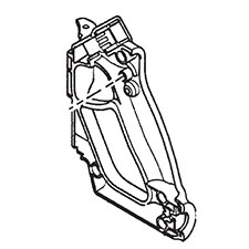 Milwaukee 31-44-0140 Right Handle Halve