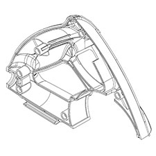 Milwaukee 31-44-0485 Handle Halve - Left