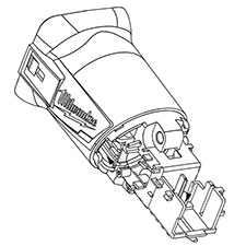 Milwaukee 31-50-2130 Slide Motor Housing