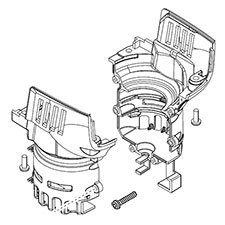 Milwaukee 31-50-2715 Motor Housing Assembly