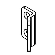 Milwaukee 42-70-0051 Cover Clip Steel