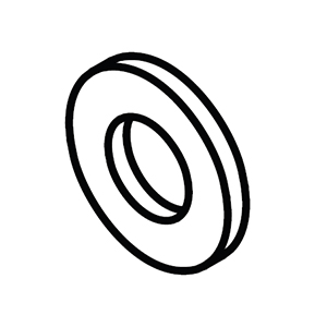 Milwaukee 45-88-0089 Flat Washer, M6