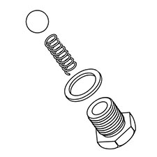 Milwaukee 45-04-1030 Plug Screw Kit
